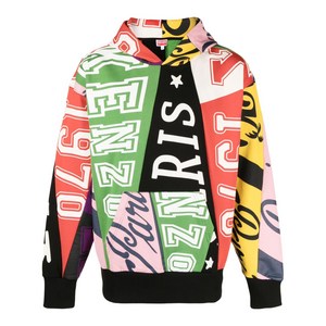 겐조 플래그 프린트 후디, 그린계열+레드계열, Standard S(KR 95)