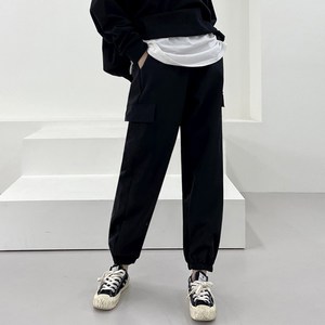 쏘옷 여성용 윈터 기모 바스락 카고 트레이닝 조거팬츠