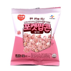 이츠웰 딸기맛 포켓팝콘, 25g, 30개