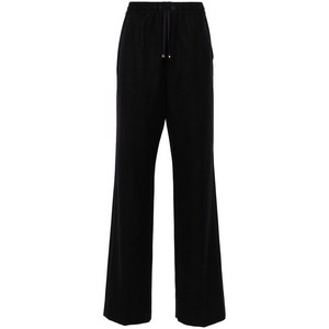 몽클레르 로고 아플리케 펠트 스트레이트 팬츠, 블랙계열, Italy 42(KR 55)