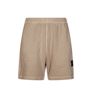 스톤 아일랜드 밴딩 웨이스트 트랙 쇼츠, 베이지계열, Standard M(KR 95)