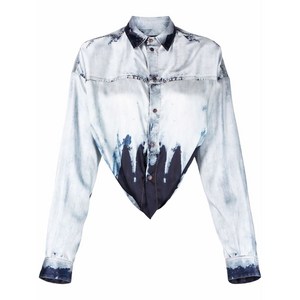 디젤 긴소매 데님 셔츠