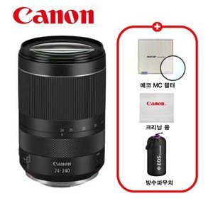 캐논 정품 RF 24-240mm F4-6.3 IS USM / 프리미엄 패키지 / MCUV필터+극세사융+렌즈파우치 / TJ