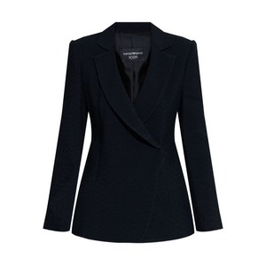 엠포리오아르마니 텍스처 랩 블레이저, 블루계열, Italy 38(KR 44)