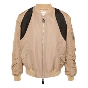 알렉산더맥퀸 콘트라스트 패널 봄버 재킷