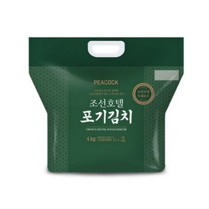 peacock 조선호텔 포기김치 냉장, 1개, 4kg