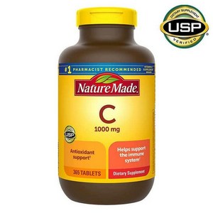 Natue Made 네이처메이드 비타민C 대용량 1000mg 365정 Vitamin C, 1개