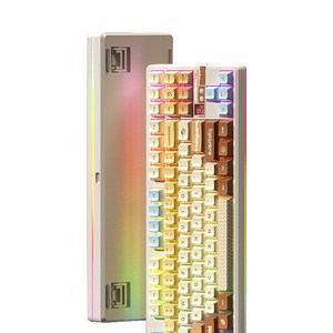 독거미 AULA F87PRO V2 무선측각 기계식 게임 기보드 객제화 3모드 블루투스 게임 RGB키보드 사무용 키보드