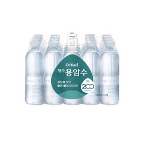 오리온제주용암수 닥터유 무라벨, 530ml, 20개