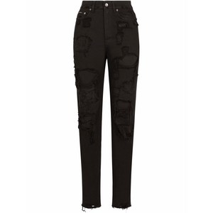 돌체앤가바나 디스트레스드 보이프렌드 진, 블랙계열, Italy 38(KR 33)