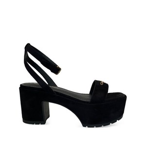 디올 디레인 플랫폼 샌들 75mm, IT 38(KR 250), 블랙계열