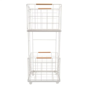 리브모어 베이직 와이어 빨래바구니 2단