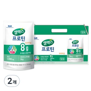 셀렉스 프로틴 파우치 음료 오리지널, 125ml, 24개