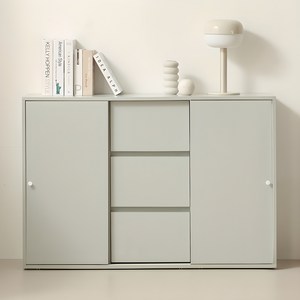 룸앤디 국내 제조 스르륵 슬라이딩 3단 일반형 수납장 방문설치