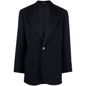 메종 마르지엘라 메종 마르지엘라 싱글 브레스티드 오버사이즈 블레이저, 블루계열, Italy 40(KR 55)