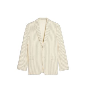 셀린느 스트라이프 패턴 싱글 브레스티드 블레이저