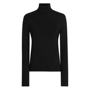 돌체앤가바나 터틀 넥 골지 스웨터, 블랙계열, Italy 44(KR 66)