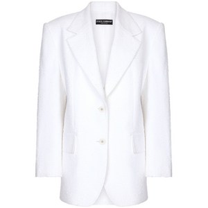 돌체앤가바나 트위드 싱글 브레스티드 블레이저