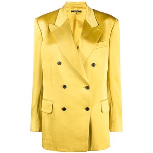 톰포드 더블 브레스티드 새틴 블레이저