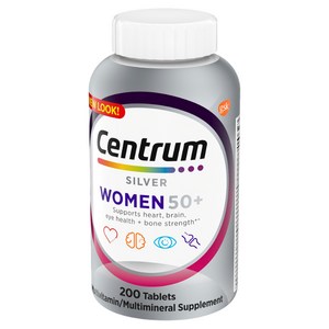 센트룸 실버 우먼 50+ 멀티비타민, 200정, 1개