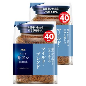 조금호화로운커피숍 마일드 블렌드 봉투 패키지, 80g, 2개
