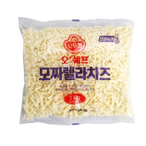 오뚜기 오쉐프 모짜렐라치즈, 1kg, 1개