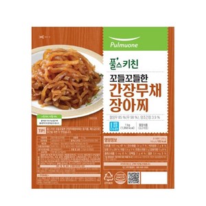 풀스키친 꼬들꼬들한 간장 무채 장아찌 1kg, 2개