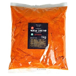 국내세척가공 베트남 고운 고춧가루 아주 매운맛 소스용, 베트남 고운용 1kg, 1개, 1kg