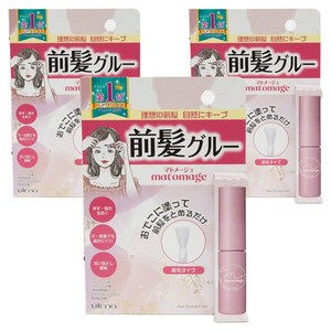 마토메쥬 앞머리 글루 헤어 스타일링 픽서 솔 타입, 5ml, 3개