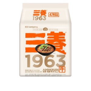 삼양 1963 라면 131g, 12개, (4 X 12개 X 1박스)