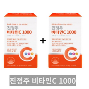 진정주 건강관리 활력 비타민C 1000 2통 (100정x2), 100정, 2개