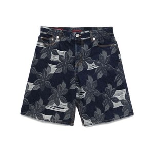 구찌 자카드 데님 쇼츠