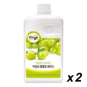 아임요 청포도 에이드 1.5L x 2개 묶음