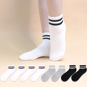 비바슈슈 여성용 쫀쫀한 링글 단목 양말 8켤례 (230~250mm)