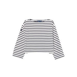 폴로랄프로렌 스트라이프 패턴 스웨트셔츠, 화이트계열+블루계열, Standard L(KR 77)