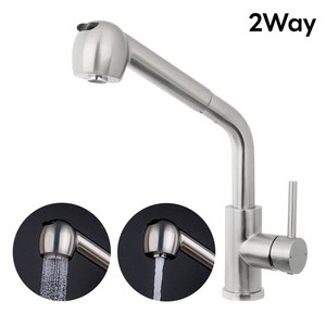 비욘드퍼니싱 주방수전 샤워헤드형 스텐 싱크대수전 주방 수도꼭지 SUS304