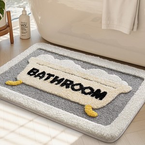 DEXI 부드러운 도톰 극세사 욕실 화장실 현관 미끄럼방지 논슬립 프리미엄 욕실 발매트