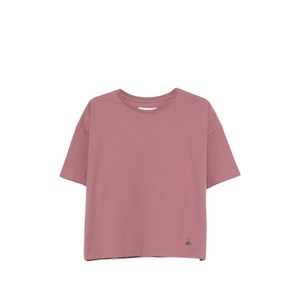 비비안웨스트우드 라운드 넥 그래픽 티셔츠, 핑크계열, Standard L(KR 66)