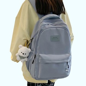 살림앤 남녀공용 방수 데일리 캐쥬얼 키링 백팩