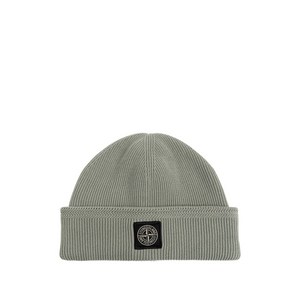 스톤 아일랜드 리브드 로고 패치 모자