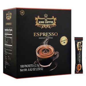 티엔아이킹커피 에스프레소 인스턴트 커피, 2.5g, 100개입, 1개