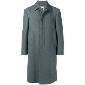 톰 브라운 싱글 브레스티드 코트