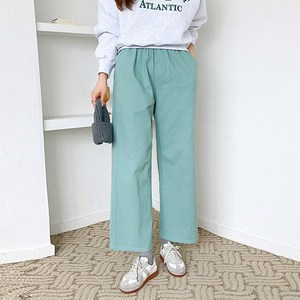 볼디 워싱 코튼팬츠 5color 데일리룩 파스텔톤 와이드일자핏