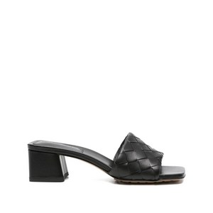 보테가 베네타 파르코 인트레치아토 샌들 50mm, Europe 36.5(KR 235), 블랙계열