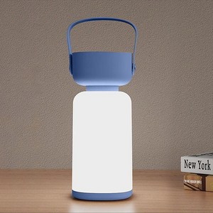 스피세프 충전식 LED 조명 무드등 삼파장 독서등 수면등 캠핑 랜턴, 블루