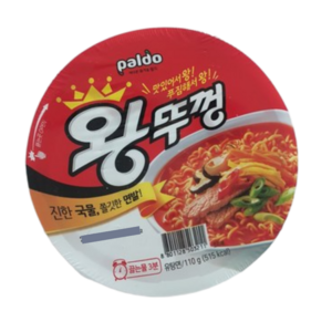 왕뚜껑 컵라면 110g, 18개