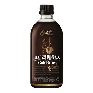 칸타타콘트라베이스 블랙, 500ml, 24개