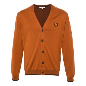 메종키츠네 로고 패치 가디건, 브라운계열, Standard M(KR 100)