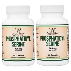 더블우드 포스파티딜세린 300mg 캡슐, 120정, 2개