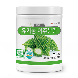 국내산 유기농 여주분말가루 250g통 HACCP 인증제품, 1개, 250g